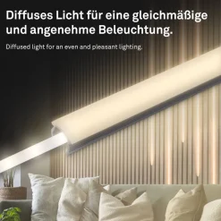 LED-Stripe-Set für Akustikpaneele 'Pimp your Panel' 500 lm, 2,6 m