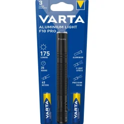 LED-Taschenlampe 'F10 Pro' schwarz 150 lm