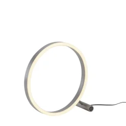 LED-Tischleuchte 'Ritus' aluminiumfarben 10 x 28 x 28,5 cm
