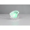 LED-Tischleuchte 'Shelly' chromfarben 17,5 x 14,5 x 12,5 cm