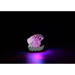 LED-Tischleuchte 'Shelly' chromfarben 17,5 x 14,5 x 12,5 cm