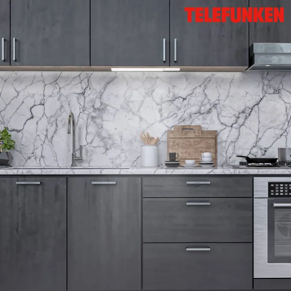 LED-Unterbauleuchte 'SETH' weiß 6,5 W 44 x 5,5 x 2,5 cm