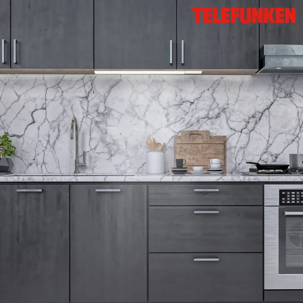 LED-Unterbauleuchte 'SETH' weiß 8,5 W 60 x 5,5 x 2,5 cm