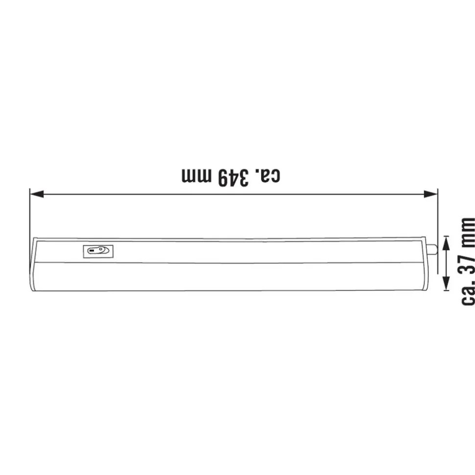 LED-Unterbauleuchte weiß 7 W 840 lm 4000 K IP 20