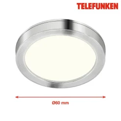 LED-Unterbauleuchten-Set 'DIONYSOS' silbern 1,8 W Ø 6 x 1 cm 3-teilig