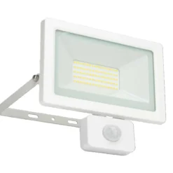 LED-Wandfluter mit Bewegungsmelder weiß 50 W 3850 lm