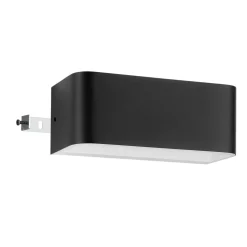 LED-Wandleuchte 'Sania 4' schwarz/weiß 20 x 8 cm