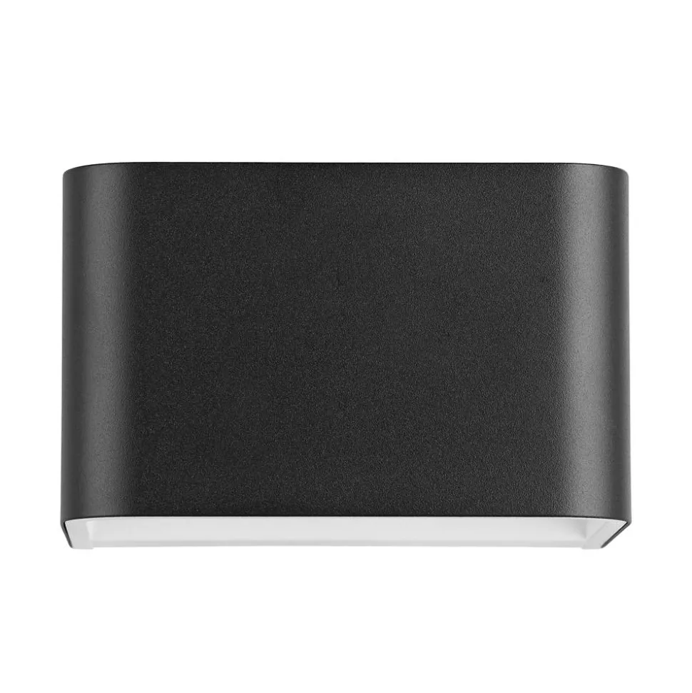 LED-Wandleuchte 'Sania 4' schwarz/weiß 13 x 8 cm