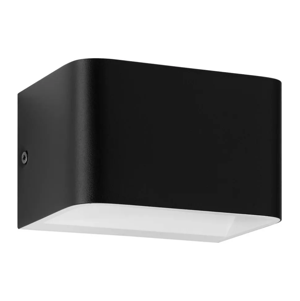LED-Wandleuchte 'Sania 4' schwarz/weiß 13 x 8 cm