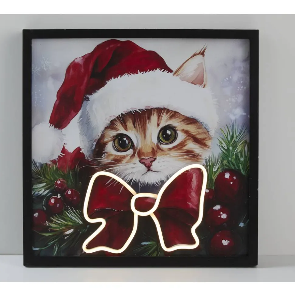 LED-Weihnachtsbilder 40 x 40 cm