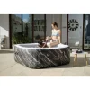 LED-Whirlpool 'LAY-Z-SPA®Hollywood AirJet™' Marmor-Optik 180 x 180 x 66 cm