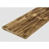 Leimholz 'Antik' Kiefer geflammt 300 x 1200 x 18 mm