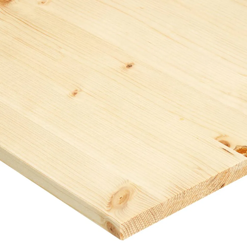 Leimholz Fichte unbehandelt 1200 x 300 x 28 mm