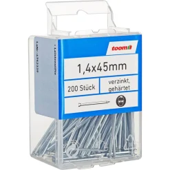 Leistenstifte Stauchkopf Stahl verzinkt gehärtet 1,4 x 45 mm 200 Stück