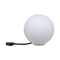 Lichtobjekt 'Plug & Shine Globe' Ø 20 cm weiß