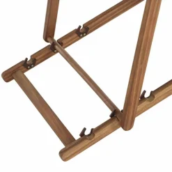 Liegestuhl 'Aviro' klappbar grau 98,5 x 98 x 57 cm