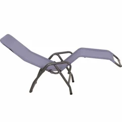 Liegestuhl 'Bito' klappbar blau 72 x 118 x 139 cm