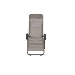 Liegestuhl 'Bito' klappbar taupe 72 x 118 x 139 cm