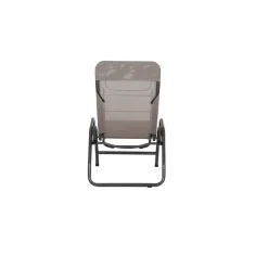 Liegestuhl 'Bito' klappbar taupe 72 x 118 x 139 cm