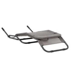 Liegestuhl klappbar taupe 60,5 x 94,5 x 140 cm