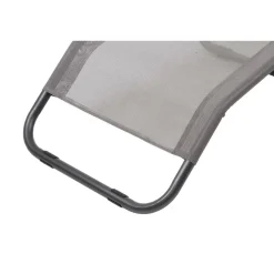 Liegestuhl klappbar taupe 60,5 x 94,5 x 140 cm