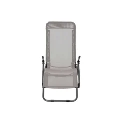 Liegestuhl klappbar taupe 60,5 x 94,5 x 140 cm