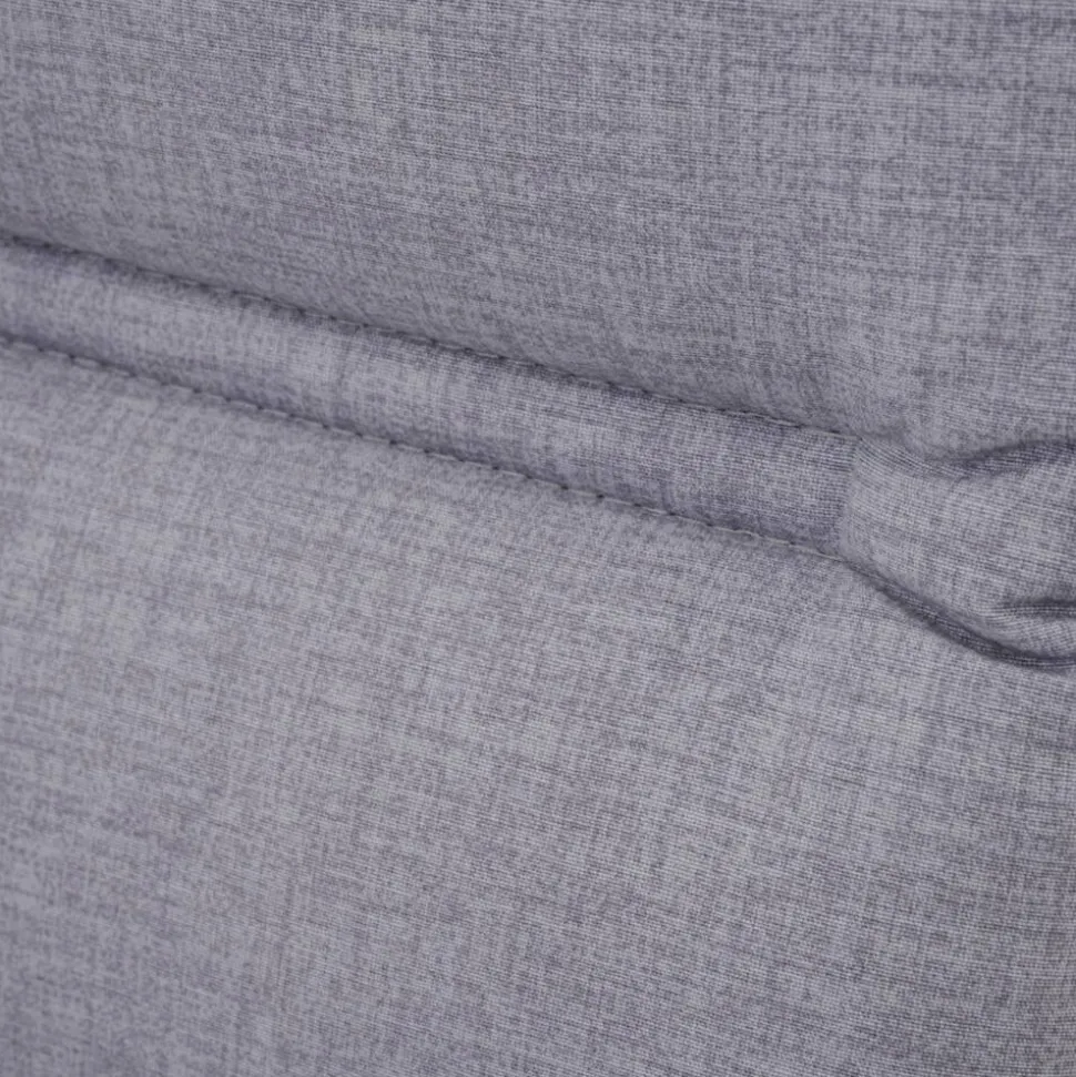 Liegestuhl-Auflage 'Comfort' grau 48 x 96 x 6 cm