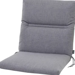 Liegestuhl-Auflage 'Comfort' grau 48 x 96 x 6 cm