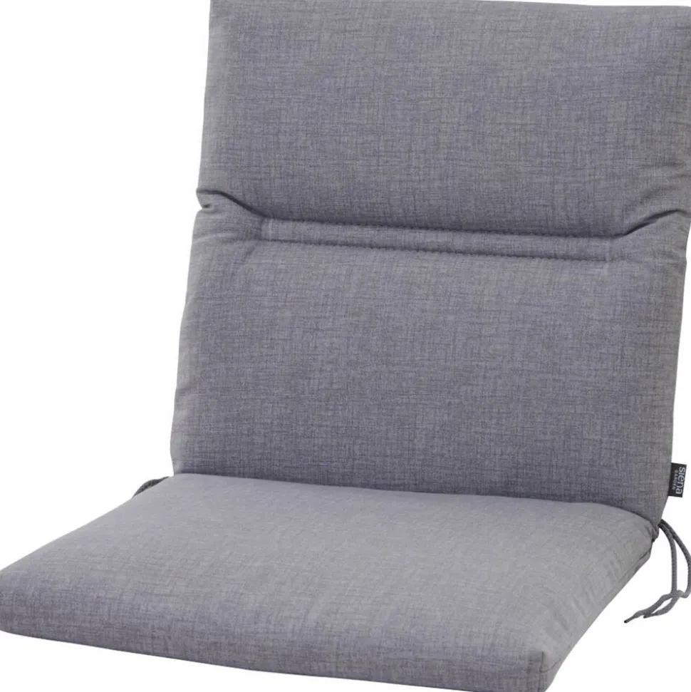 Liegestuhl-Auflage 'Comfort' grau 48 x 96 x 6 cm