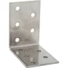 Lochplattenwinkel silbern 6 x 6 x 4 cm