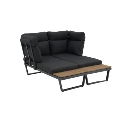 Loungemöbelset 'Allegra' für 3 Personen Aluminium/Stahl