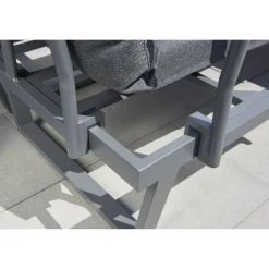 Loungemöbelset 'Allegra' für 3 Personen Aluminium/Stahl