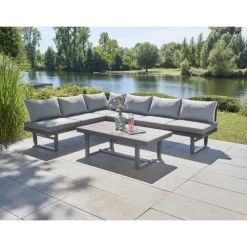 Loungemöbelset 'Amelie' für 6 Personen Aluminium