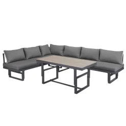 Loungemöbelset 'Amelie' für 6 Personen Aluminium