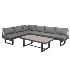 Loungemöbelset 'Amelie' für 6 Personen Aluminium