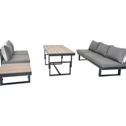 Loungemöbelset 'Amelie' für 6 Personen Aluminium