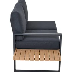 Loungemöbelset 'Bari' Aluminium anthrazit 2-teilig