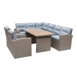 Loungemöbelset 'Marielle' für 6 Personen Stahl