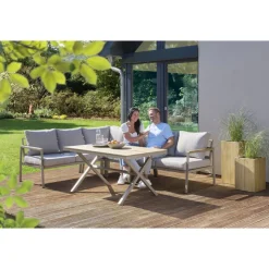 Loungemöbelset 'Mia' für 6 Personen Aluminium