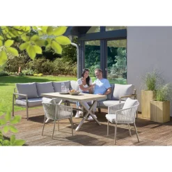 Loungemöbelset 'Mia' für 6 Personen Aluminium