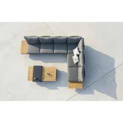 Loungemöbelset 'Molise' Aluminium dunkelgrau 5-teilig