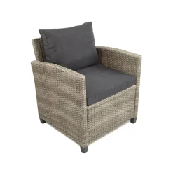 Loungemöbelset 'Prato' Aluminium dunkelgrau 6-teilig