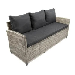 Loungemöbelset 'Prato' Aluminium dunkelgrau 6-teilig