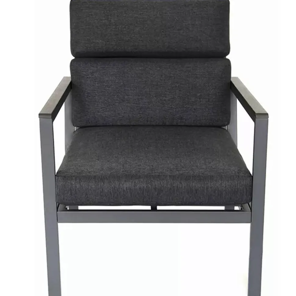 Loungemöbelset 'Sorrent' Aluminium anthrazit 5-teilig