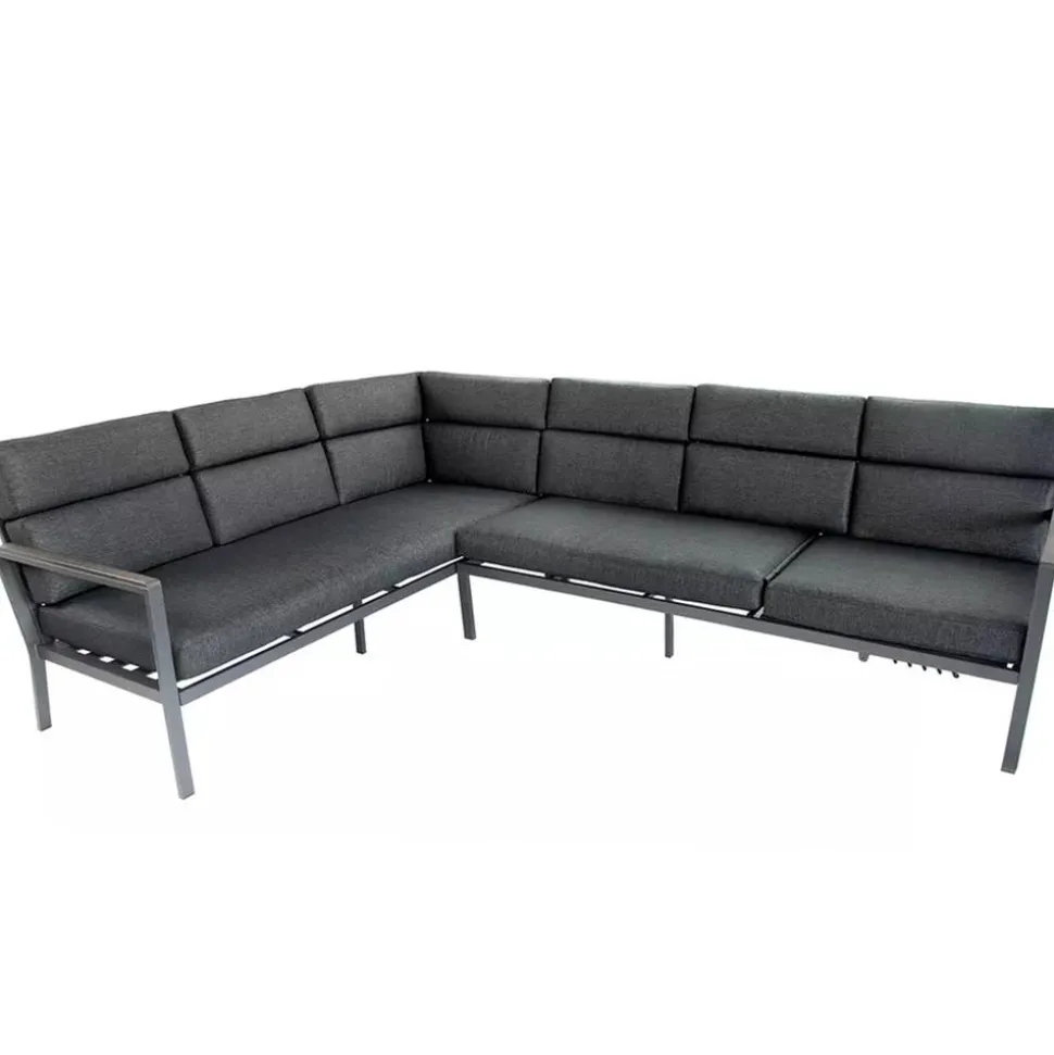 Loungemöbelset 'Sorrent' Aluminium anthrazit 5-teilig