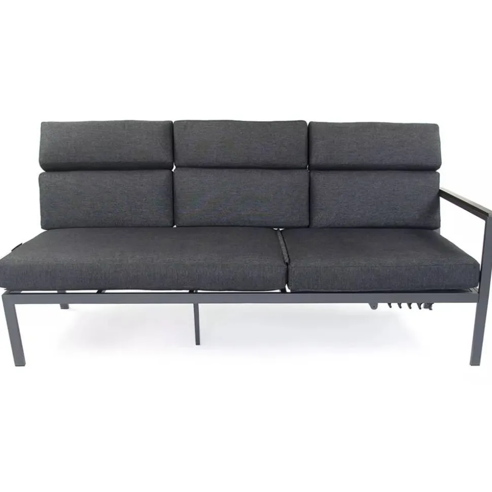 Loungemöbelset 'Sorrent' Aluminium anthrazit 5-teilig