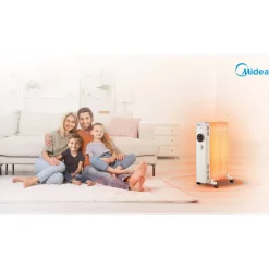 Ölradiator 'NY2009-22M' weiß 9 Rippen 2000 W