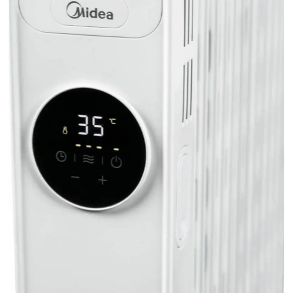 Ölradiator 'NY2513-22MR' weiß 13 Rippen 2500 W