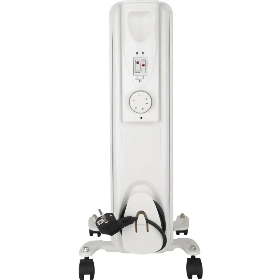 Ölradiator weiß 7 Rippen 1500 W