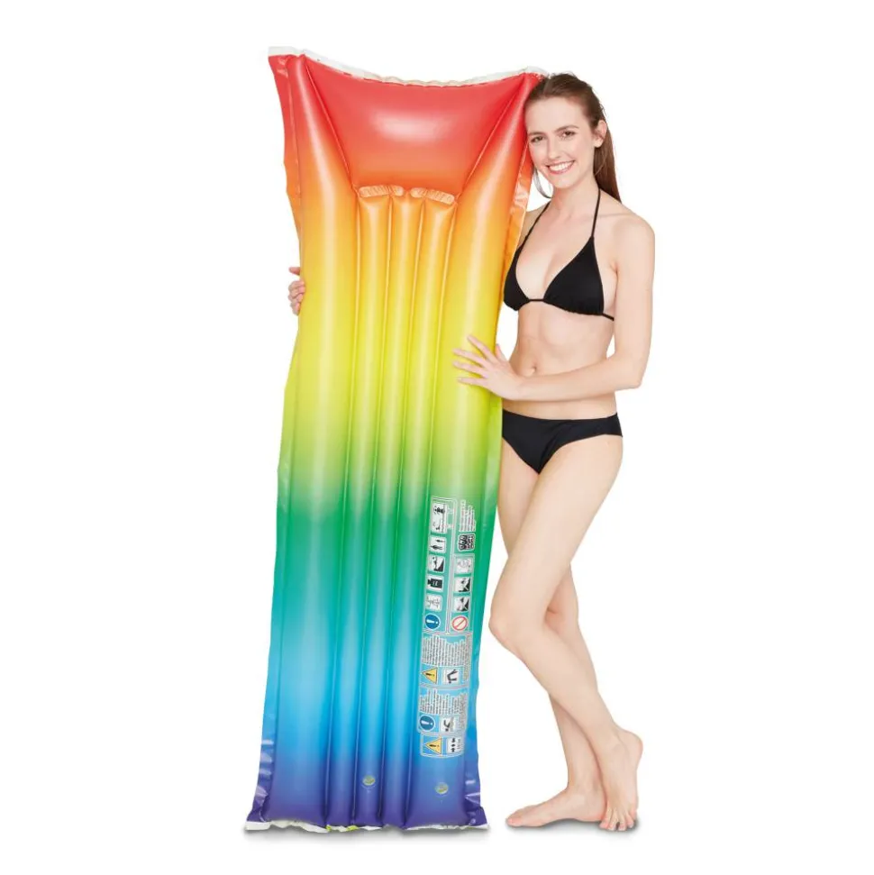 Luftmatratze 'Rainbow' mehrfarbig 177 x 66 cm
